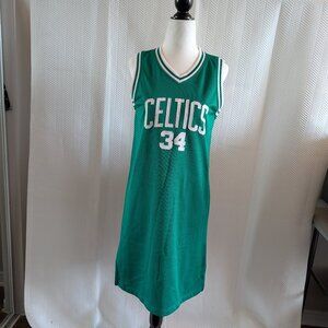 Vintage Boston Celtics NBA Jersey Dress Paul Pierce 34 Size Medium Y2K